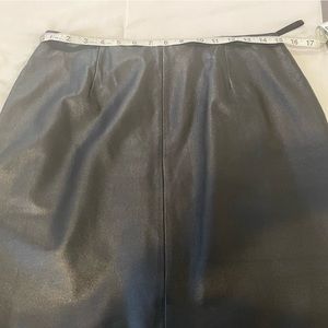 Genuine Leather Skirt